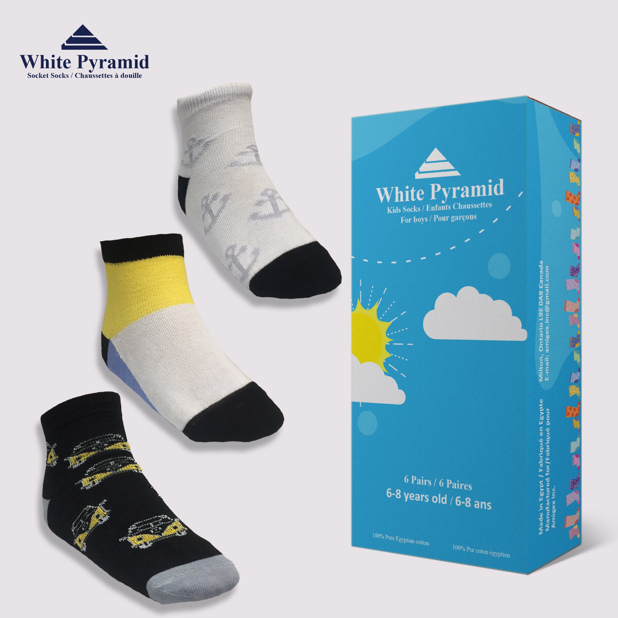 Kids Socks Assorted Quantity : 6 Pairs image 0